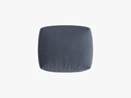 Taburet, Chris-259, Micadoni Home, 100x85x43 cm, tesatura structurata chenille, albastru muted