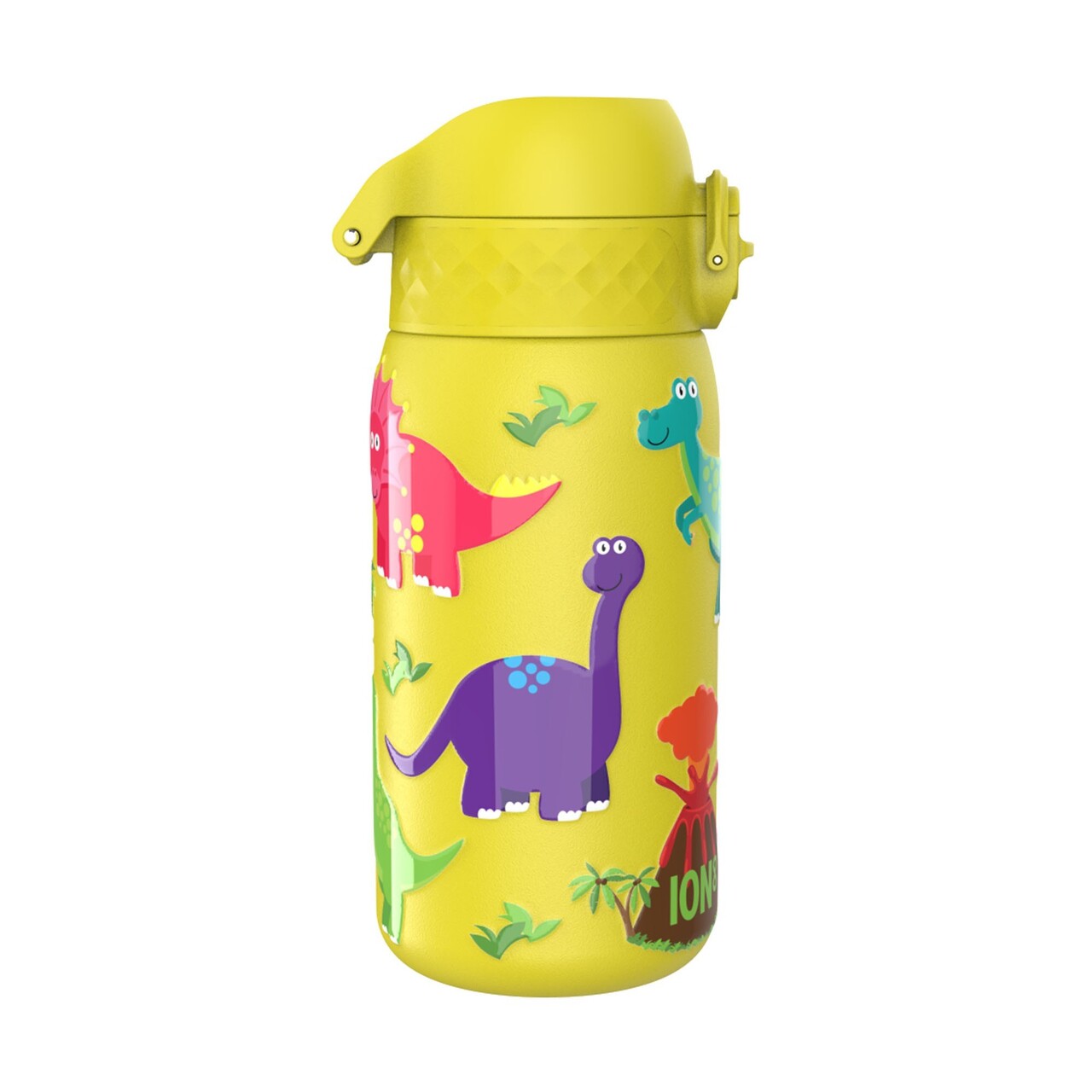 Sticla apa pentru copii, inox, 400ml, Yellow, Dinosaurs - Ion8 - view 4