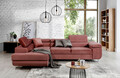 Coltar extensibil stanga 4 locuri, ELTAP, Anton, 272x203x85 cm, lemn/poliester, roz