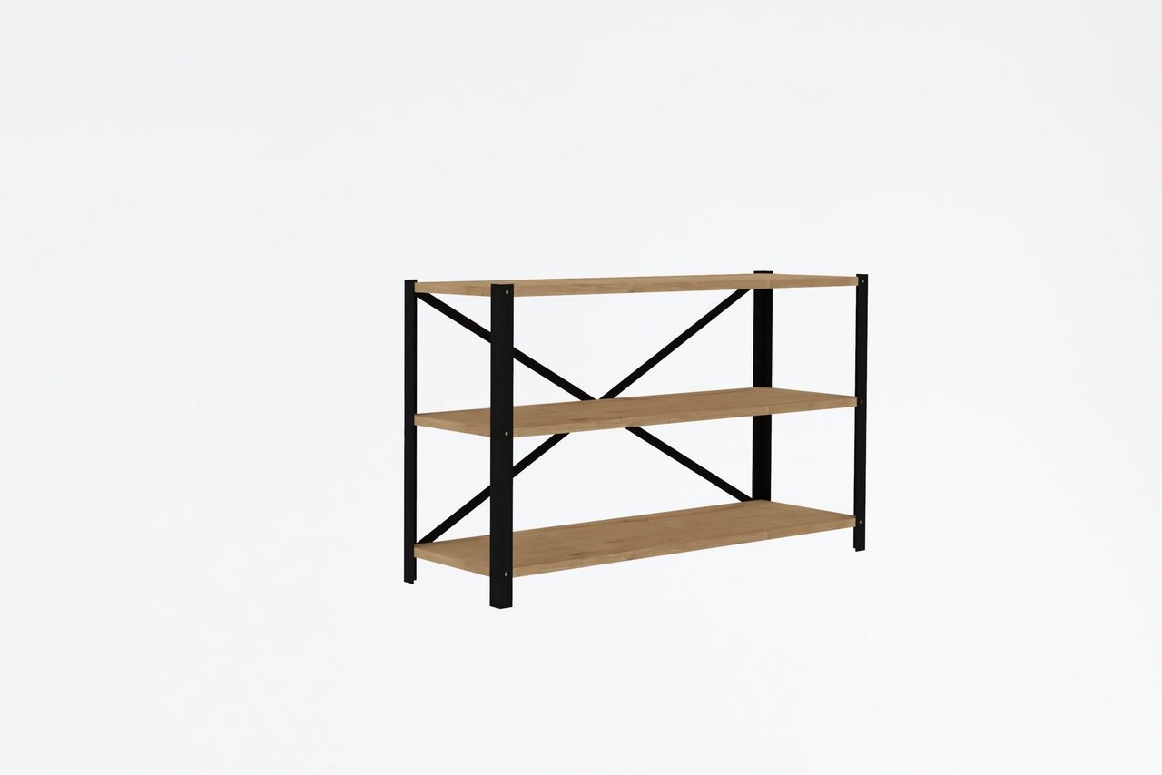 Corp biblioteca, Hanah Home, Derby, 103x60x29.5 cm, Maro - view 7
