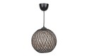 Lustra, 190, FullHouse, 24 x 55 cm, 1 x E27, 60W, crem/negru