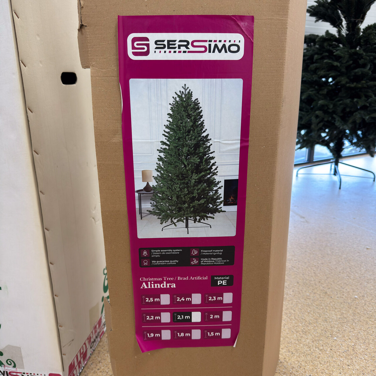 Brad artificial Sersimo, Alindra Elite, verde, Integral 3D, 240 cm