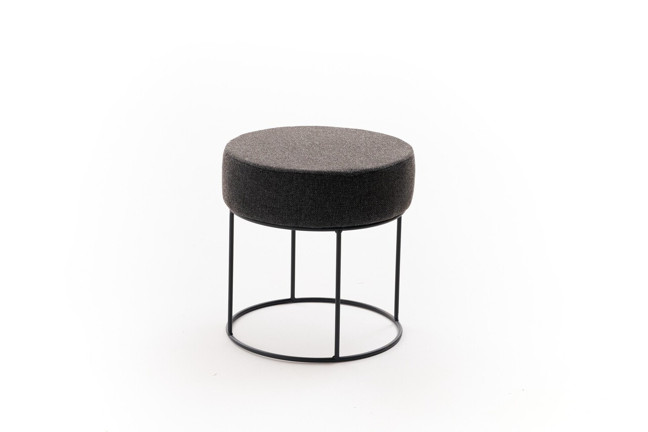 Taburet, Atelier del Sofa, 825BLC5138, Metal, Fumuriu - view 4
