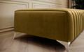 Bancheta, ELTAP, PU-LAU-45NU, Laurence, 132x64x36 cm, poliester, mustar