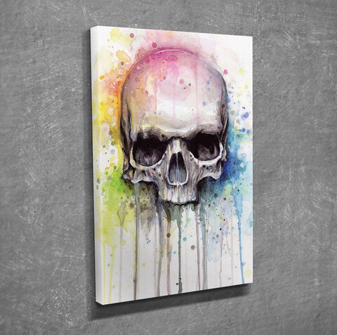 Tablou decorativ, dc356, canvas, lemn, multicolor