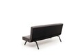 Canapea extensibila cu 3 locuri, Futon, 859FTN2899, Metal , Gri