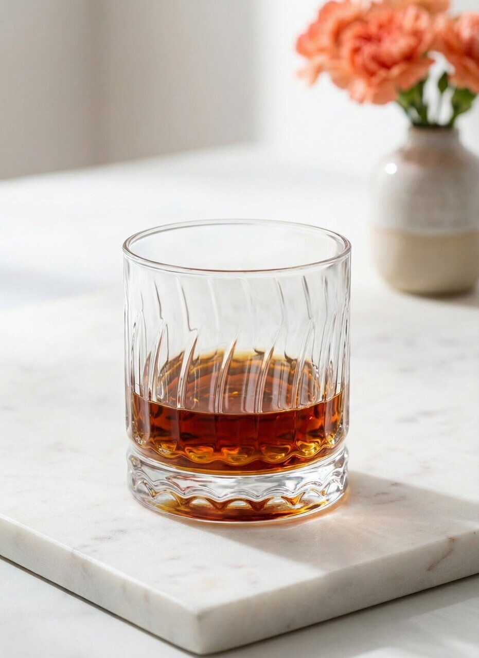 Set de pahare de whisky, Hermia, 990LAV1235, Transparent