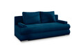 Canapea extensibila 3 locuri ELTAP, Milo, 213x95x90 cm, lemn/poliester, albastru inchis