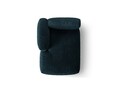 Sezlong modular living stanga 1 loc, Martina-120, Micadoni Home, 176x123x75 cm, catifea, petrol inchis