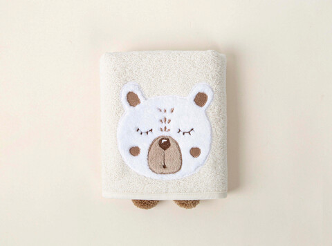 Prosop pentru bebelusi, irya home, teddy, bumbac, crem