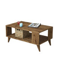 Masuta de cafea, Mezza, City 2022, 90x54x41.6 cm, Maro