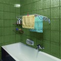 Uscator rufe cu prindere pe perete, Brio Super, Gimi, extensibil, 6 m capacitate de uscare