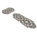 Set covorase de baie 2 piese, Alanur Home, 21015915KR, Poliester, Crem