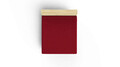 Cearceaf cu elastic pat dublu (IT), Maroon, Patik, Bumbac