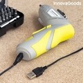 Surubelnita electrica fara fir, multipozitie cu accesorii Drivelite InnovaGoods, USB, 33 piese