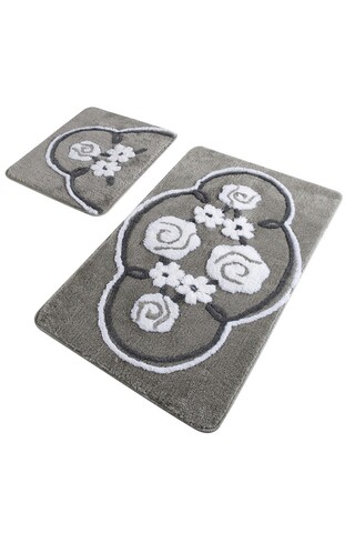 Set covoraș de baie (2 bucăți), chilai home, jadore, fibre acrilice, multicolor