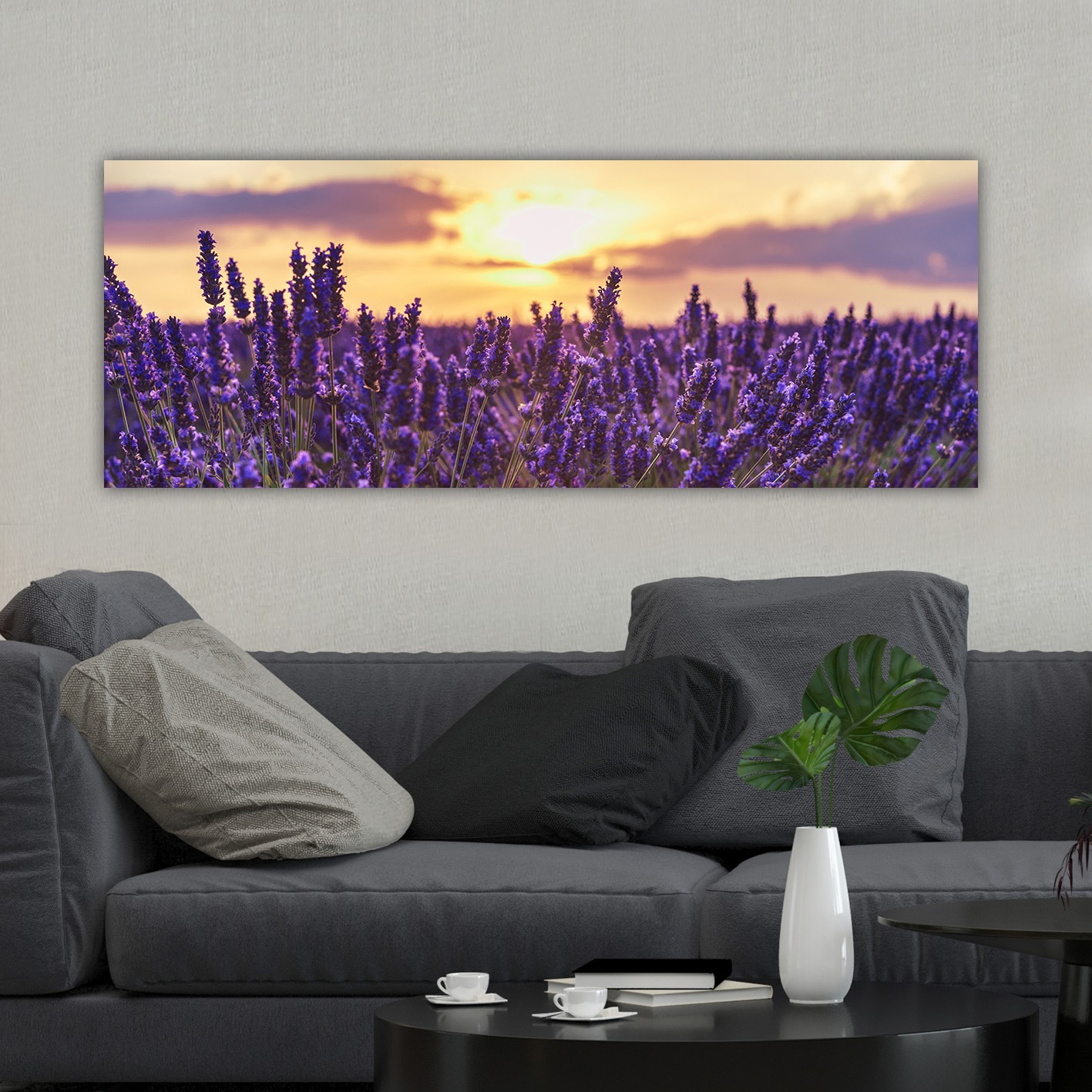 Tablou decorativ, YTY652199245_3080, Canvas, 30 x 80 cm, Multicolor