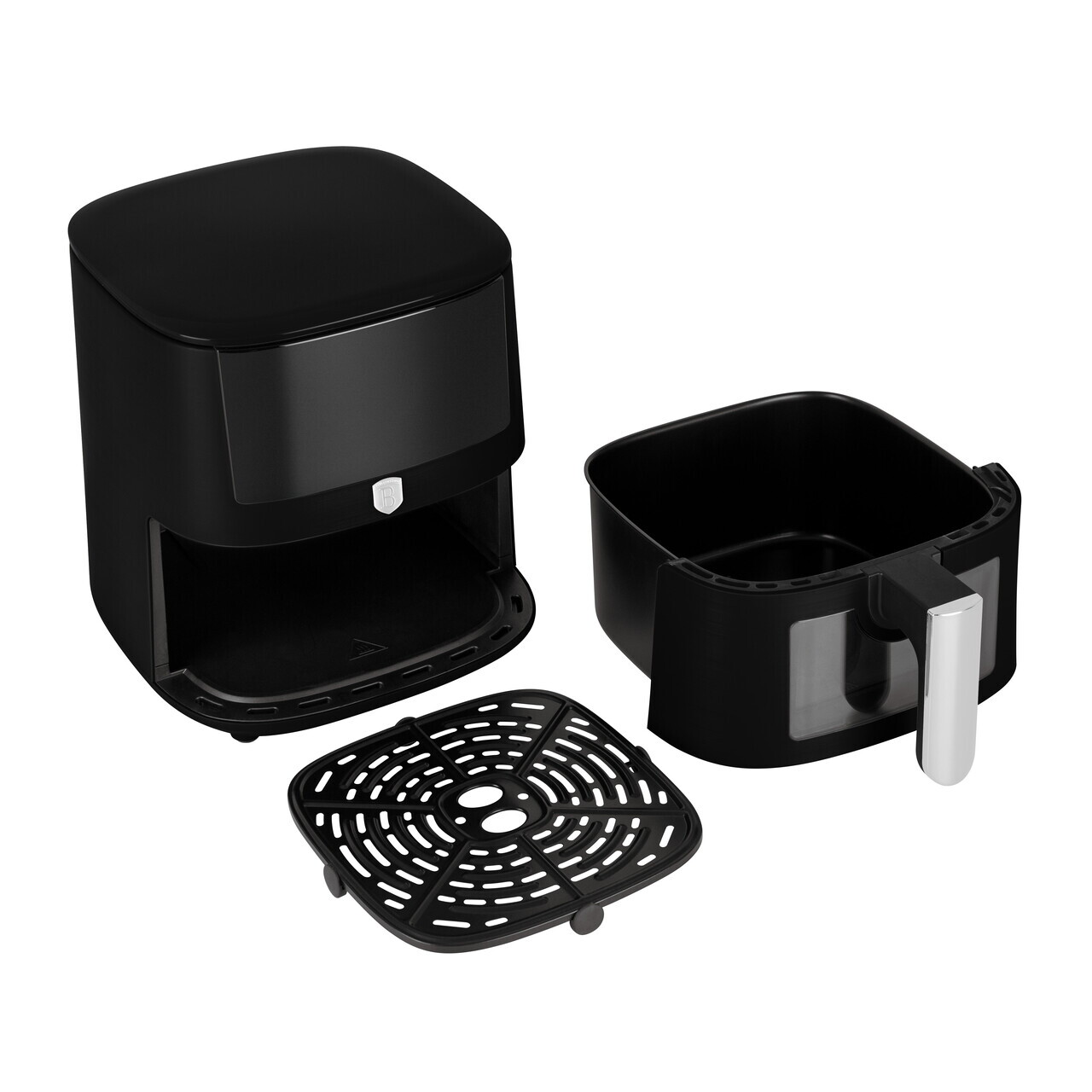 Friteuza cu aer cald si fereastra Berlinger Haus, Matte Black, 38.8x30x32.4 cm, 8 L, 1650W, negru mat - imagine 7