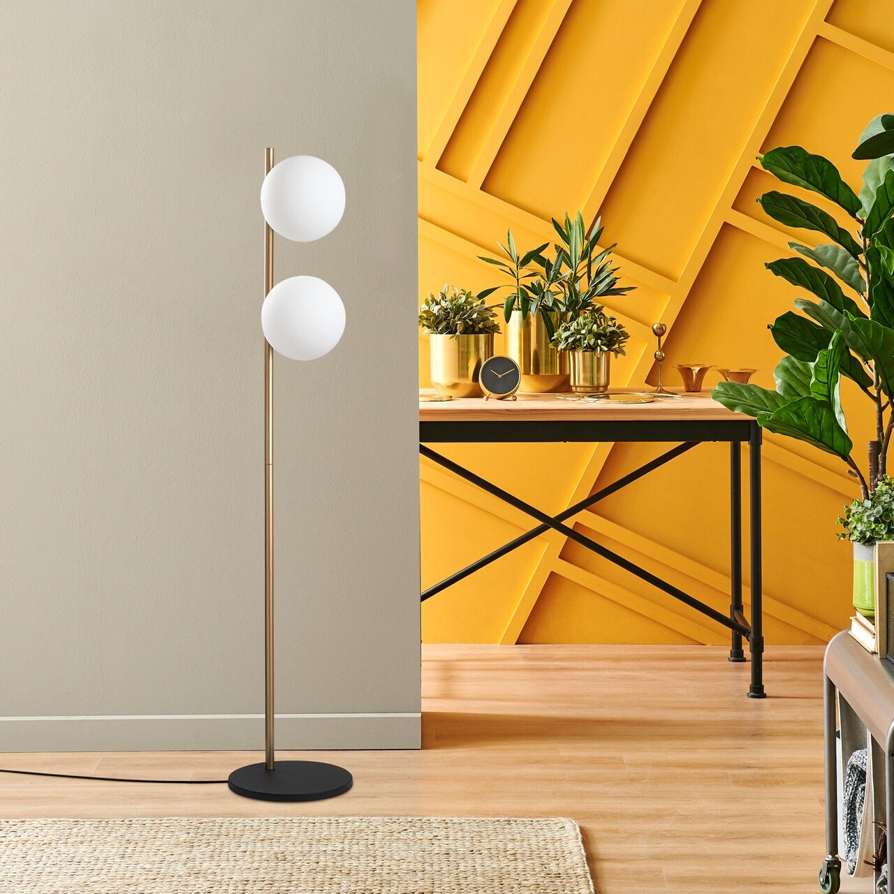 Lampadar L'essentiel Maison 521SHN1541 Auriu