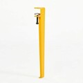Banca, Logg, Khalkeus , 90x45x30 cm, Antracit / Galben