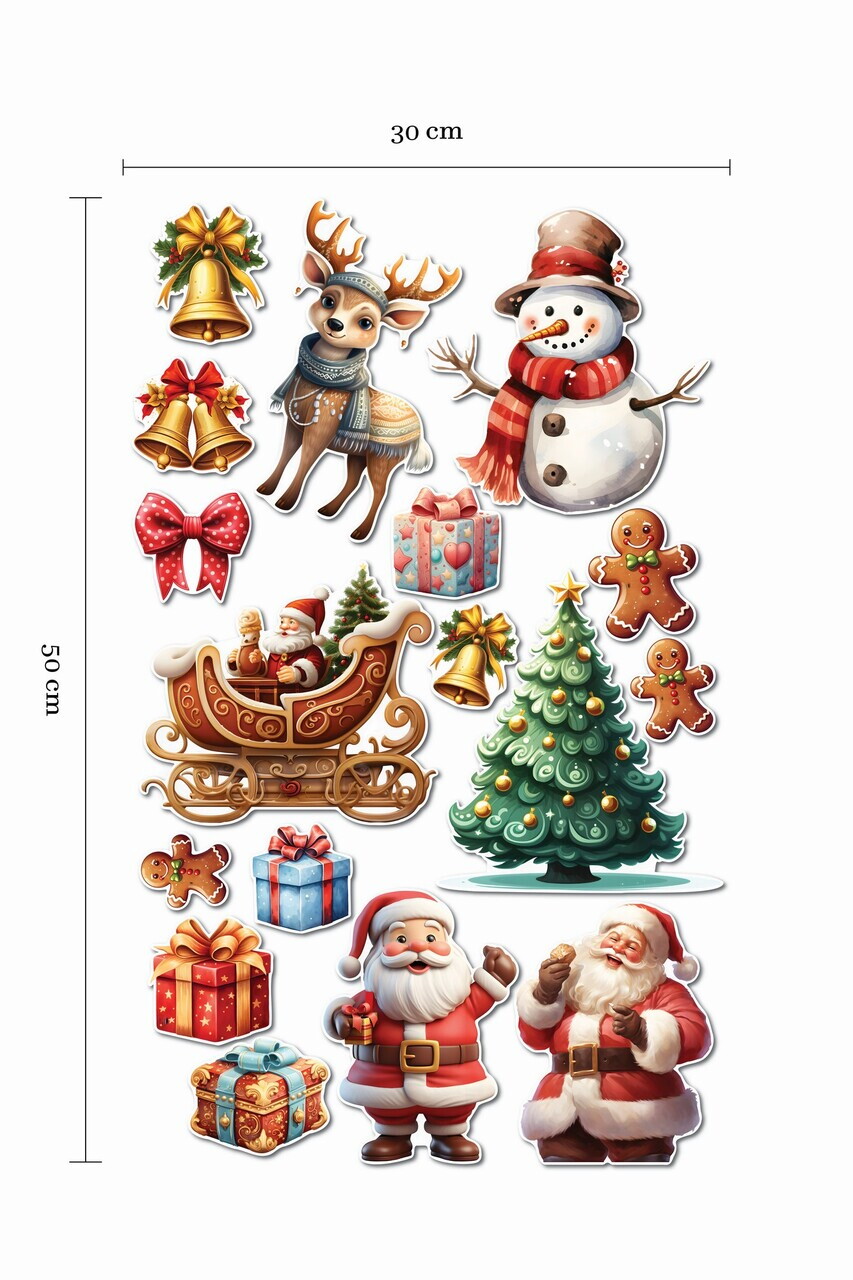 Sticker decorativ, 309098_3050, 30 x 50 cm, Multicolor — imaginea 4