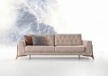 Canapea extensibila Kenzo, Heinner, 3 locuri, stofa, bej