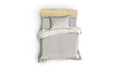 Lenjerie de pat dubla (DE), 3 piese, Lilyum - Cream, Whitney, 80% bumbac / 20% poliester