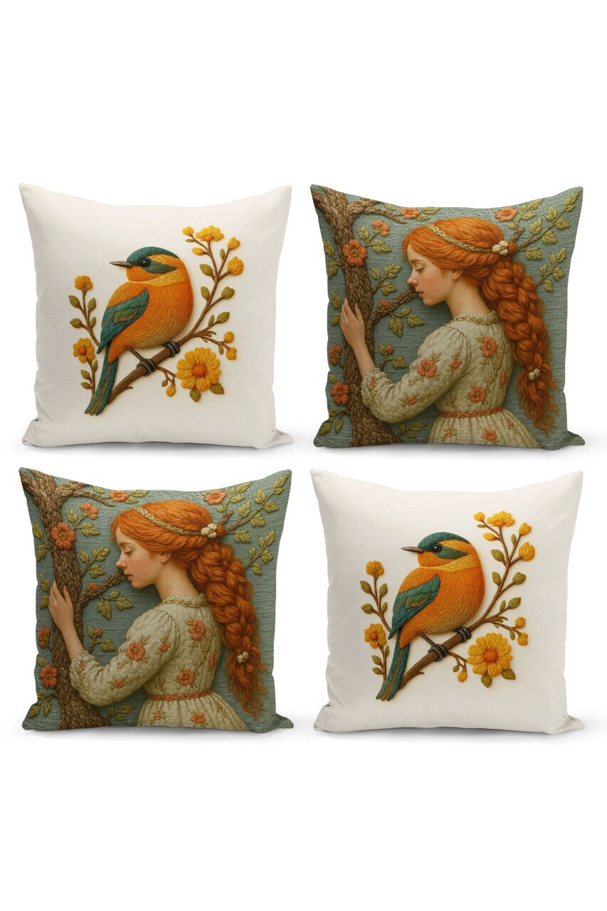 Set fete de perna, Artpnchset4-89, Poliester, Multicolor — imaginea 4