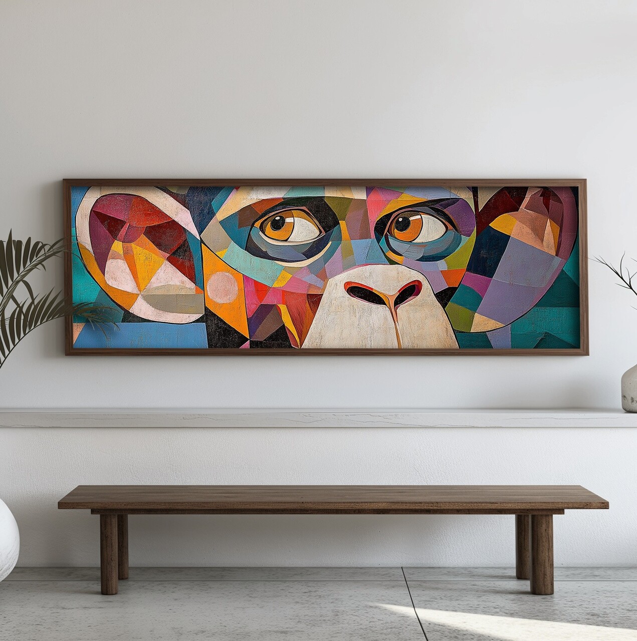 Tablou decorativ EMR067 Lemn Multicolor