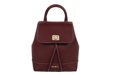 Rucsac Beverly Hills Polo Club, 598, piele ecologica, visiniu