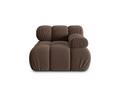 Modul dreapta pentru canapea, 1 loc, Bellis-51, Micadoni Home, 94x94x70 cm, catifea, maro inchis