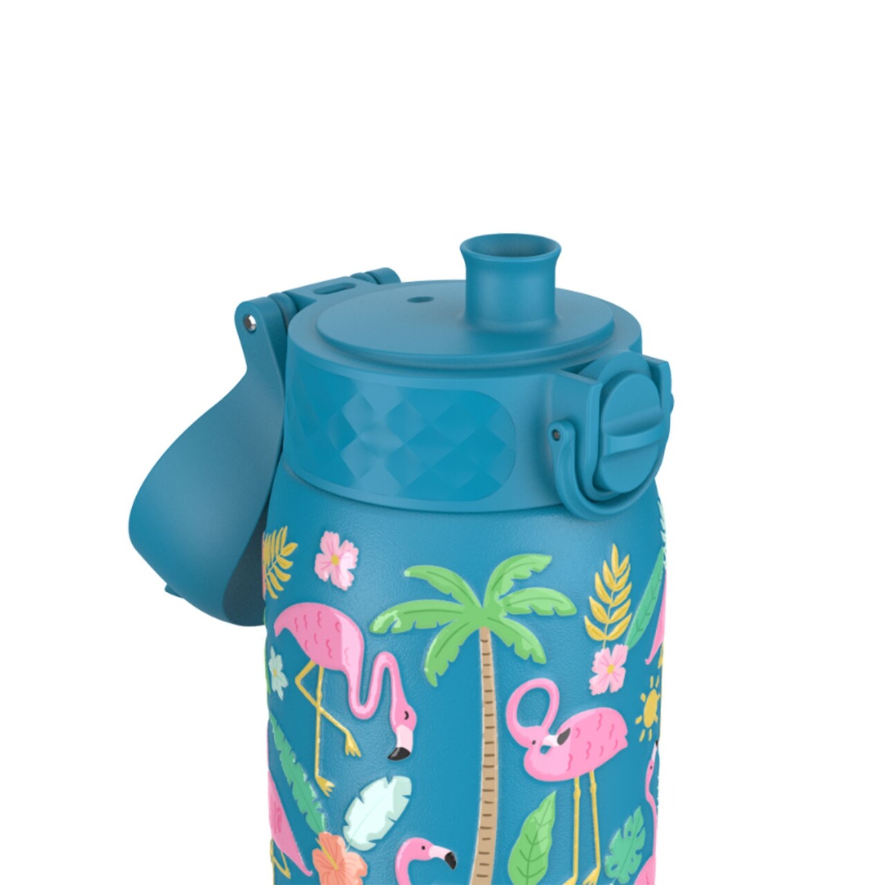 Sticla apa pentru copii, inox, 400ml, Flamingos - Ion8 - view 2