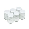 Set 6 borcane 125 ml pentru aparat de preparat iaurt si branza YM400E, Cuisinart, 125 ml