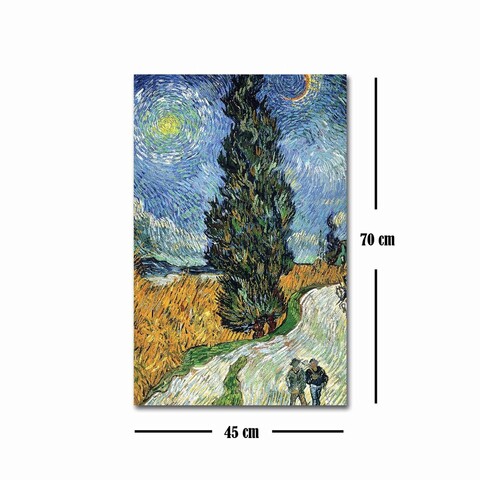 Tablou decorativ, FAMOUSART-101, Canvas, Dimensiune: 45 x 70 cm, Multicolor