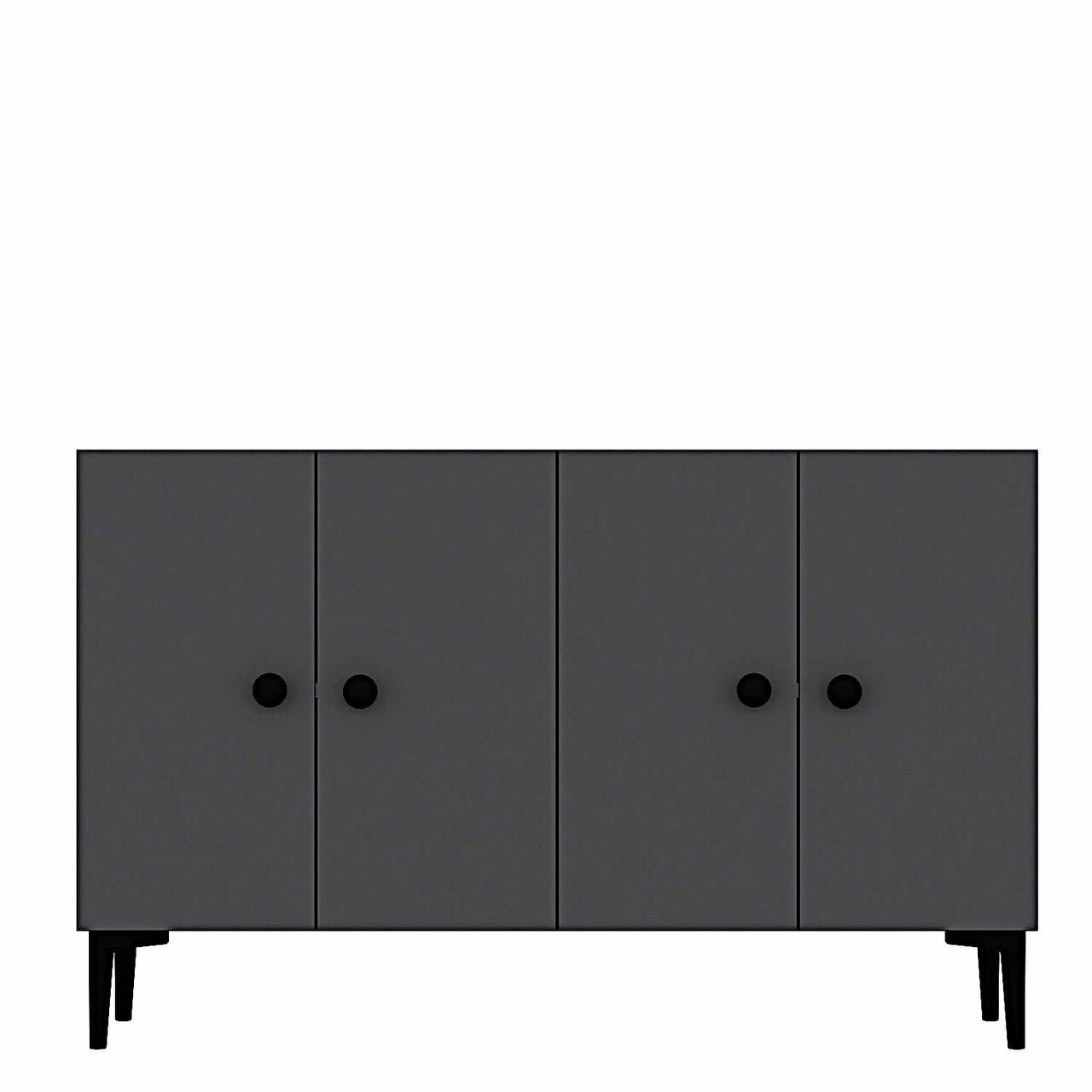 Consola, Hanah Home, Sherifa 120, 120x75x32 cm, Antracit — imaginea 4