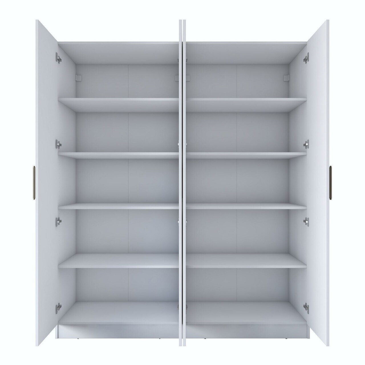 Dulap pentru haine, Hanah Home, BA165, 180x210x57.5 cm, PAL melaminat, Alb - view 10