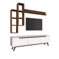 Comoda TV, Rani, M16, 180x48.6x35 cm, PAL, Alb/Maro