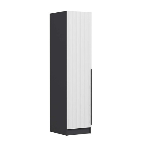 Dulap pentru haine, Minerva, Minar Kale, Alb / Antracit