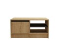 Masuta de cafea, Puqa Design, Sirek, 90x45x60 cm, PAL, Safir / Stejar / Antracit