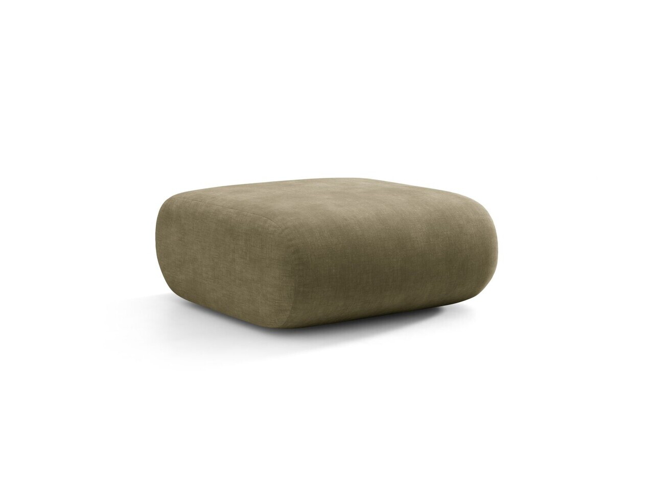 Taburet, Neo, Micadoni Home, 60x85x44 cm, tesatura Chenille, verde oliv deschis — imaginea 3
