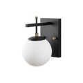 Aplica de perete, Zahar - 13113, Fulgor, 15 x 20 x 15 cm, 1 x E14, 40W, negru