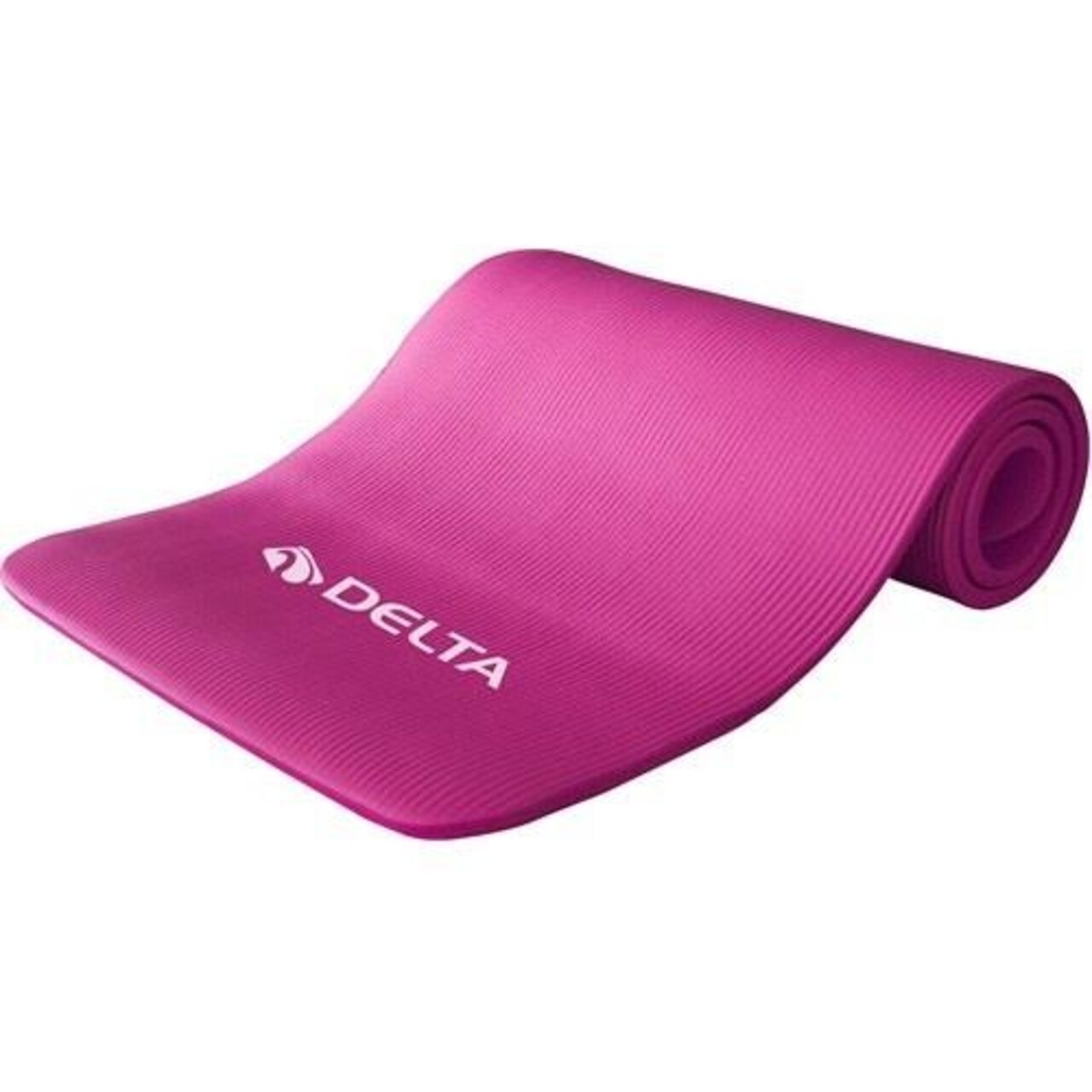 Saltea fitness/yoga/pilates 267DLT1198, Delta, 180x60x1.5 cm, cauciuc nitril, roz
