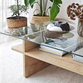 Masuta de cafea, Neostill, Saga Rectangle, Safir / Transparent