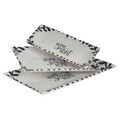 Set 3 platouri pentru servire Sweet Home, InArt, 27x16x4 cm, ceramica, alb/albastru