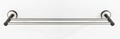 Suport prosoape de baie, Wenko, UV-Loc, Udine, 61 x 5 x 11 cm, inox, gri/negru