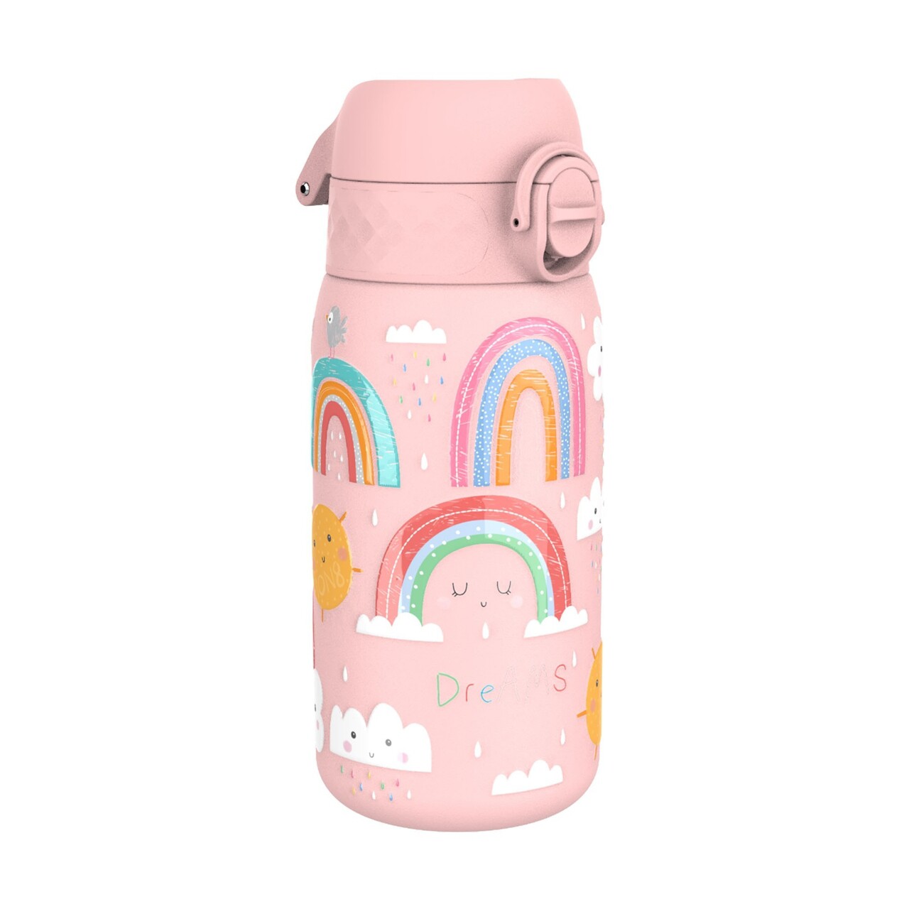 Sticla apa pentru copii, inox, 400ml, Rainbows - Ion8