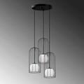 Lustra, Tatum, 584TTM1410, Metal, Negru