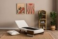 Canapea extensibilă cu 1 loc, Futon, 859FTN2340, Metal , Alb