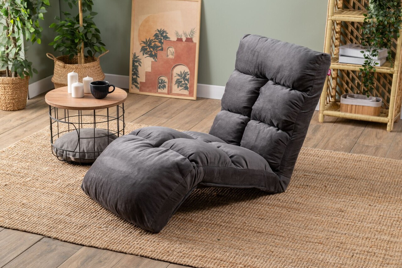 Fotoliu extensibil Atelier del Sofa 859FTN2377 Metal Gri