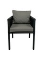 Set gradina/terasa 9 piese, My Interior, Vera, rattan/aluminiu, gri